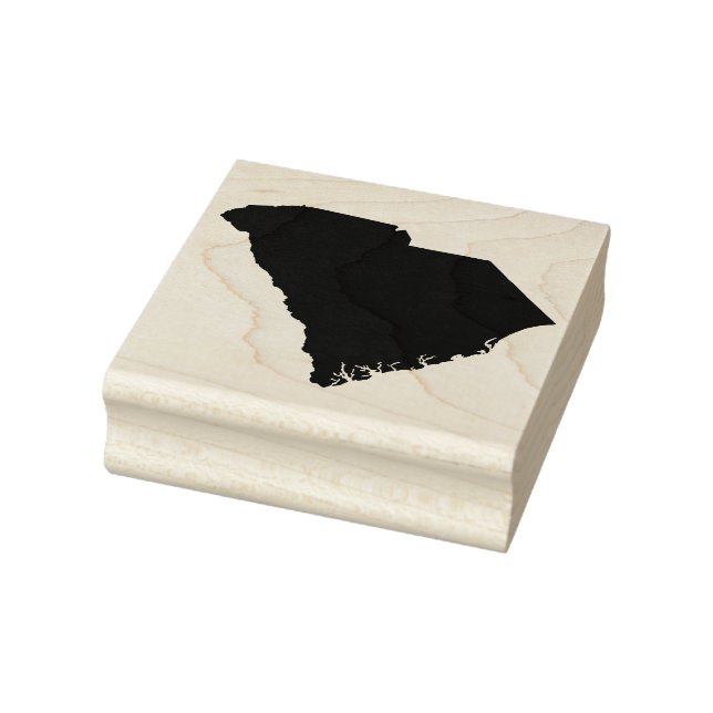 South Carolina Staat Solid Rubber Art Briefmarke Gummistempel (Stempel)