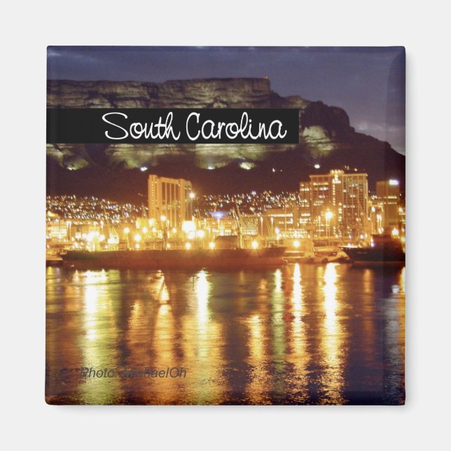 South Carolina Staat Travel Souvenir Kühlschrankma Magnet (Vorne)