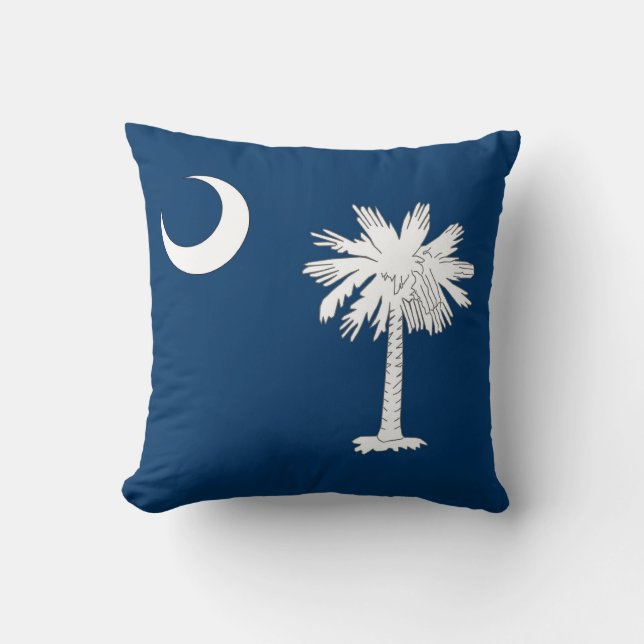 South-Carolina-Staatsflagge Amerikanische MoJo-Pil Kissen (Vorderseite)
