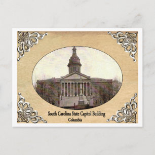 South Carolina State Capitol Building Old Postcard Postkarte
