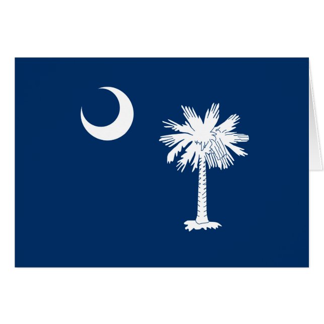 South Carolina State Flag Design Accent (Vorderseite (Horizontal))