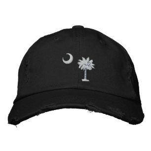 South Carolina State Flag Design Bestickte Kappe