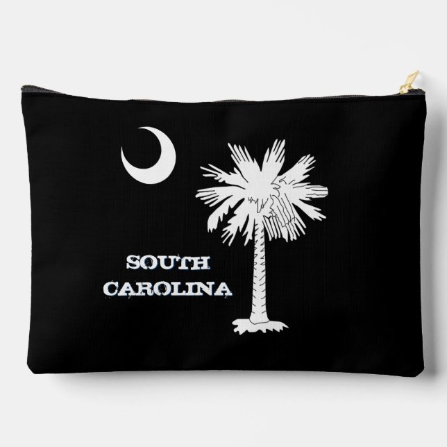 South Carolina Tasche, Mode schwarz, S Carolina Fl Zubehörtasche (Rückseite)