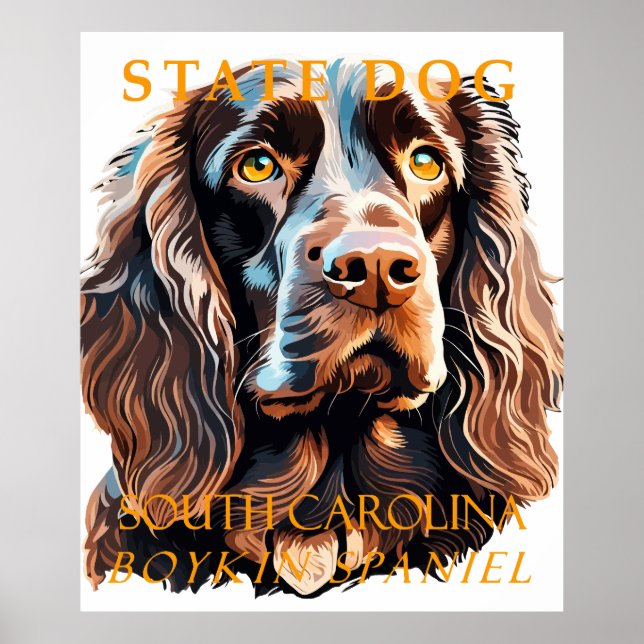 South Carolina Territory Dog The Boykin Spaniel Poster (Vorne)