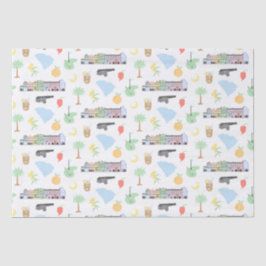 South Carolina Tissue Paper Seidenpapier