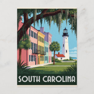 South Carolina USA Lowcountry-Küstenreise 🌴 Postkarte