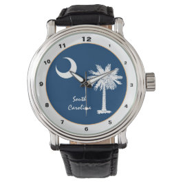 South Carolina watch, Flag, USA fashion /design Armbanduhr