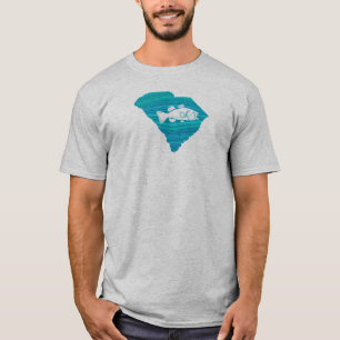 South Carolina Wave Fishing T-Shirt