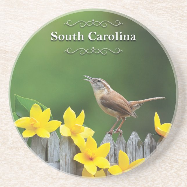 South Carolina Wren Untersetzer (Vorne)