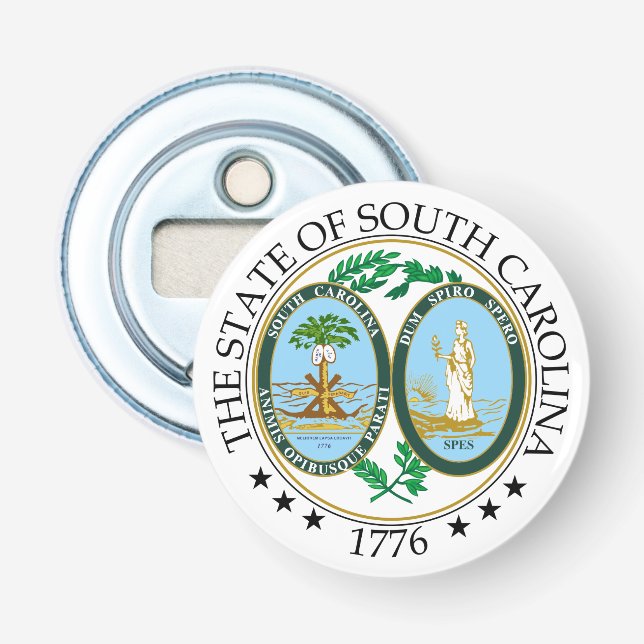 South Carolina-Zeichen Flaschenöffner (Vorderseite)