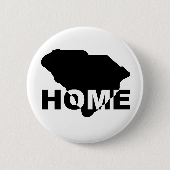 South Carolina Zuhause weg Von Staat Button Abzeic (Vorderseite)