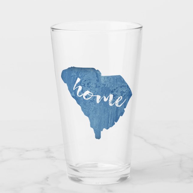 South Carolina Zuhause Wood Grain Glas (Vorderseite)