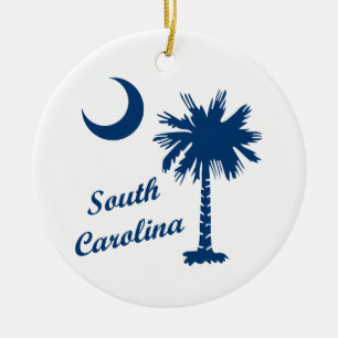 South CarolinaPalmetto Keramik Ornament