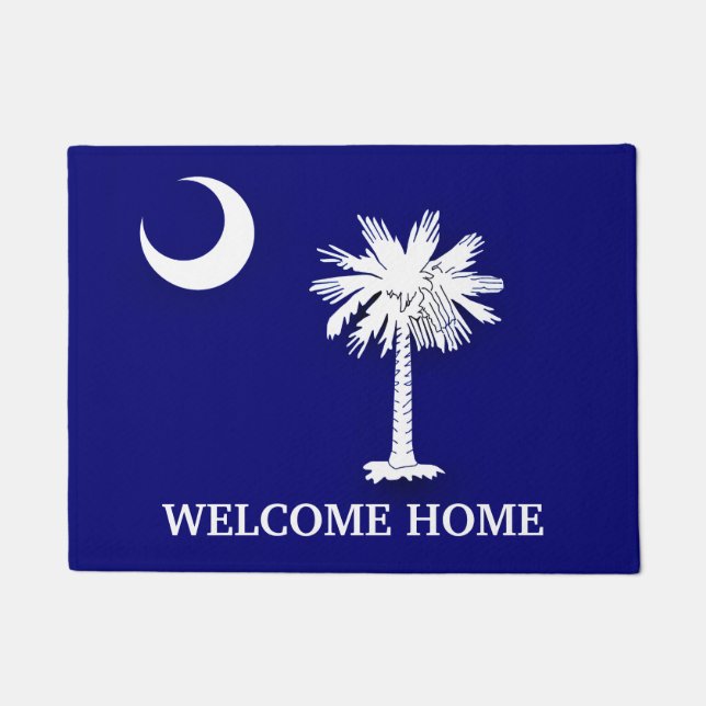 South Carolinas Flag Door Mat Fußmatte (Vorderseite)
