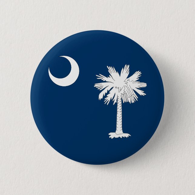 South- CarolinaStaats-Flagge Button (Vorderseite)