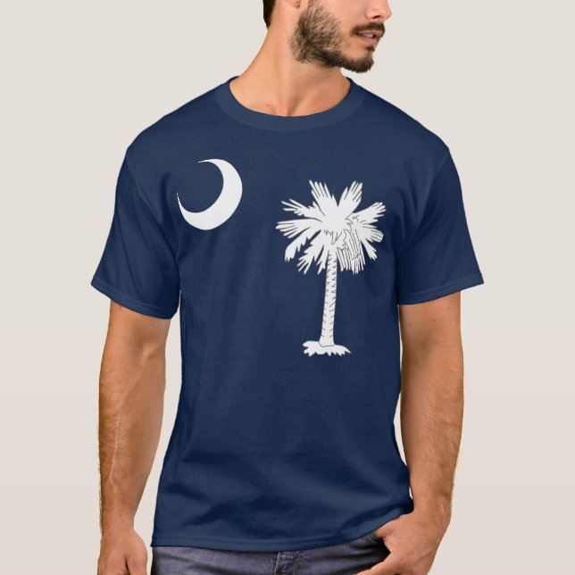 South- CarolinaStaats-Flagge T-Shirt (Vorderseite)
