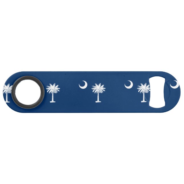 South- CarolinaStaats-Flaggen-Dekor Speed Flaschenöffner (Rückseite Horizontal)