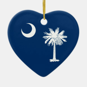 South- CarolinaStaats-Flaggen-Entwurfs-Dekor Keramikornament