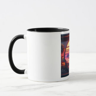 South Coast Live Radio Futuristische Designer-Tass Tasse