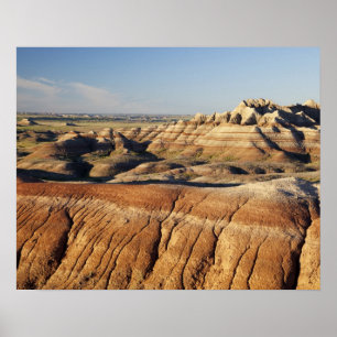 South Dakota, Badlands National Park, Badlands Poster