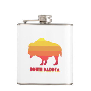 South Dakota Bison Flachmann