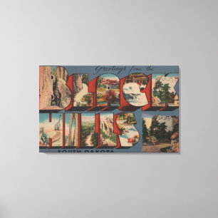 South Dakota - Black Hills - der Mount Rushmore Leinwanddruck