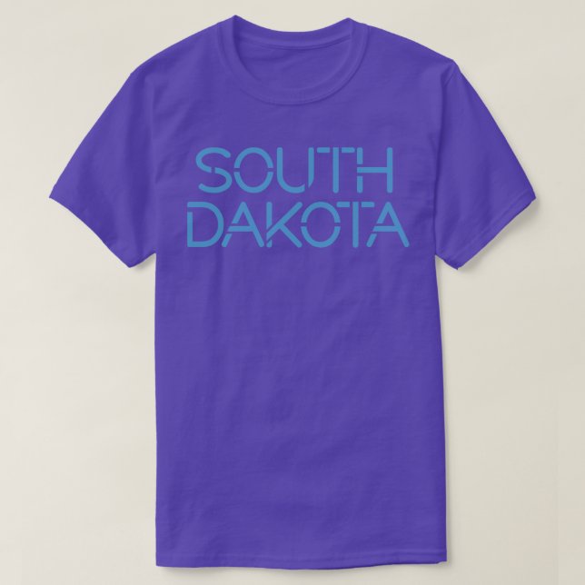 South Dakota Blue T-Shirt (Design vorne)