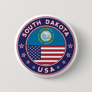 South Dakota Button