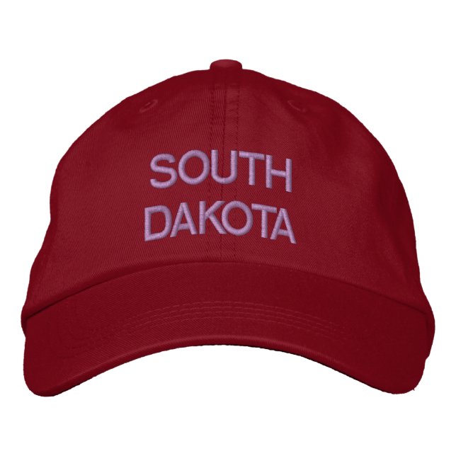 South Dakota Cap Bestickte Kappe (Vorderseite)