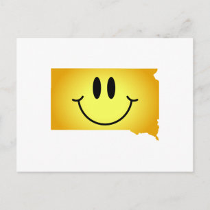 South Dakota Face Postkarte