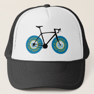 South Dakota Flag Cycling Truckerkappe