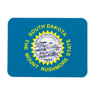 South-Dakota-Flagge Magnet