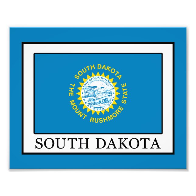 South Dakota Fotodruck (Vorne)