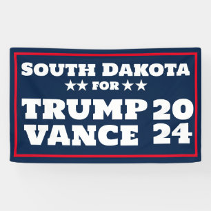 South Dakota für Trump Vance 2024-Banner Banner