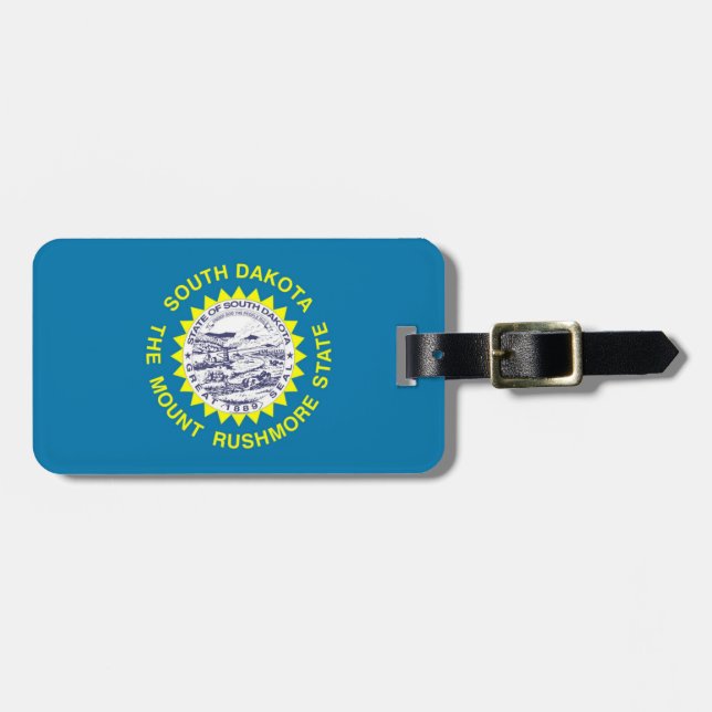 South Dakota Gepäckanhänger (Vorderseite horizontal)