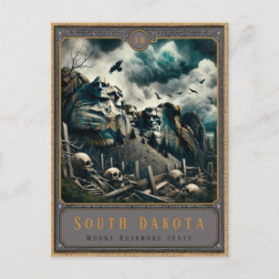 South Dakota Gothic Art Postkarte