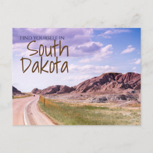 South Dakota Grußkarte Postkarte