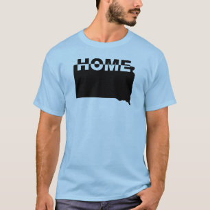 South Dakota Heimweg-von-Staat-T-Shirt Tees