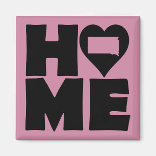 South Dakota Home Heart State Kühlschrankmagnet Magnet