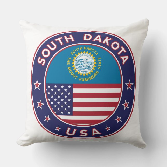 South Dakota Kissen (Vorderseite)