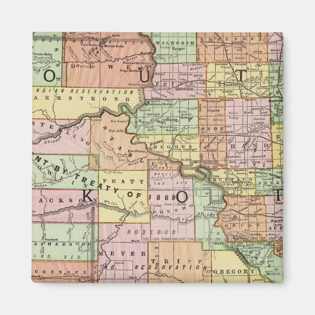 South Dakota Magnet (Vorne)