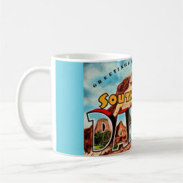 South Dakota Mt Rushmore Postkarte  Kaffeetasse