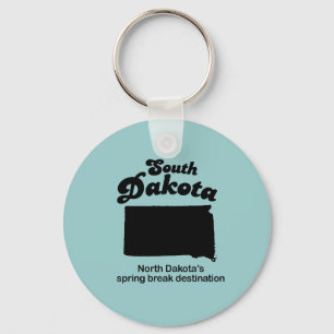 South Dakota - Nord-Dakota-Frühlingspause Schlüsselanhänger