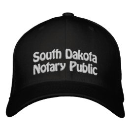 South Dakota Notar bestickte Baseballkappe