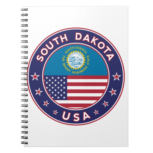 South Dakota Notizblock (Vorderseite)
