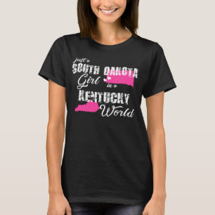 South Dakota Nur ein südlich Dakota Mädchen in Ken T-Shirt