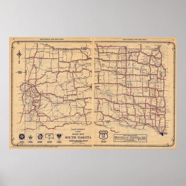 South Dakota Poster (Vorne)