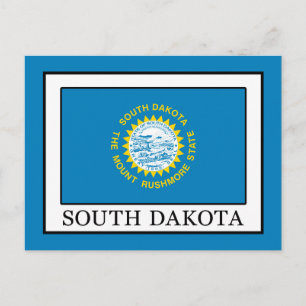 South Dakota Postkarte