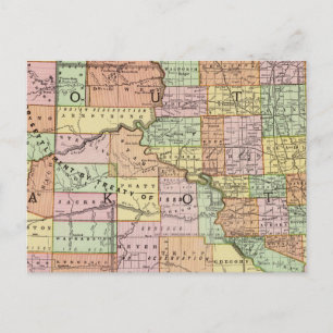 South Dakota Postkarte