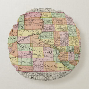 South Dakota Rundes Kissen